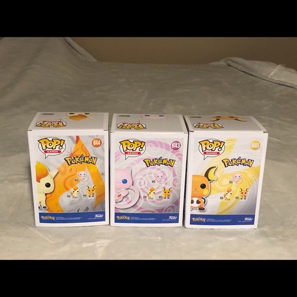 Pokémon Pop funko mew raichu ponyta 643 644 645 - Picture 5 of 7